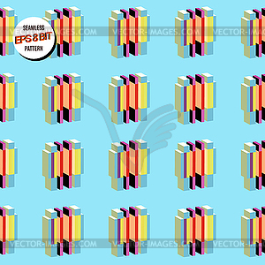 8 bit background. Seamless pattern. - vector clipart