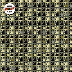 8 bit background. Seamless pattern. - vector image