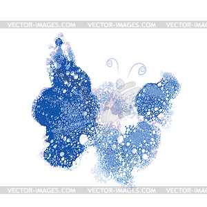 Watercolor bubble background for you design - vector clip art