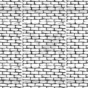 Brick wall seamless pattern - vector image