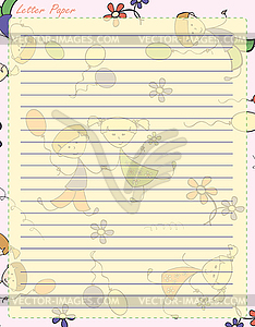 Paper page - vector image