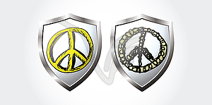 Icon peace symbol - vector clipart