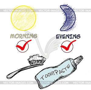 Dental care concept - vector image