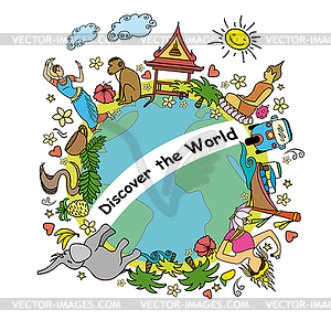 Welcome to India  - vector clip art