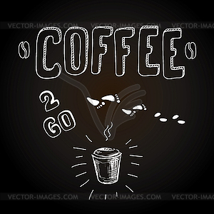 Coffee to go - vector clip art