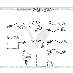 Arrow set - vector clipart