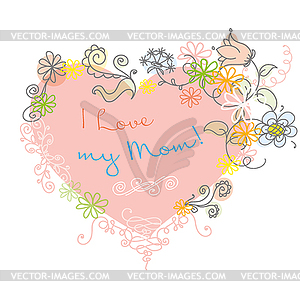 Happy Mother`s Day - vector clip art