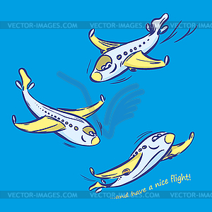 Jet plane - vector clipart / vector image