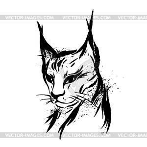 Lion, Tiger, Panther, Lynx. Predators Stock Vector - Illustration