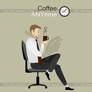 Coffee break - vector image