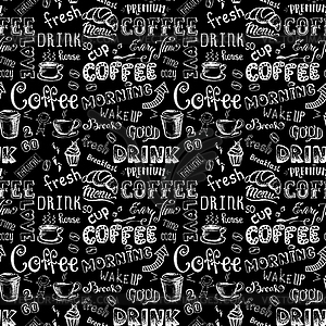 Seamless pattern Coffee - vector clipart