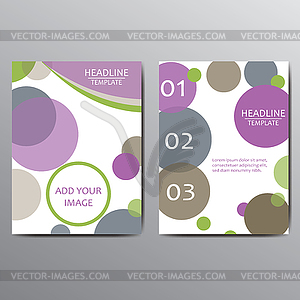 Business Abstract Template Background - vector clip art