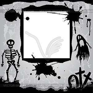 Halloween background - royalty-free vector clipart