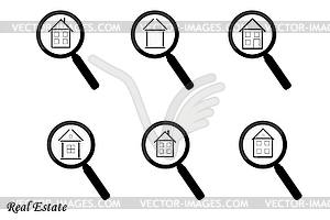 Real Estate Icons - vector clipart