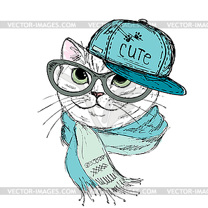 fashionista cartoon clipart cats