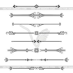 Dividers - vector clip art