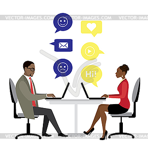 business people meeting clipart