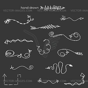 Doodle arrows - vector clip art