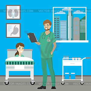 hospital ward clipart