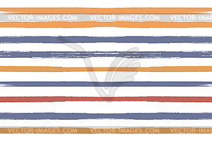 Grunge texture with hand painted horizontal brush - vector clipart