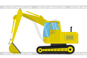 Excavator - vector image