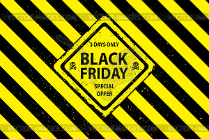 Black friday Sale and discount grunge background - vector clip art