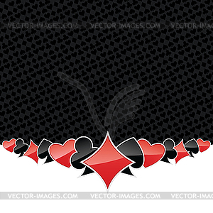 Stylized gambling background - vector clip art