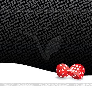 Stylized gambling background - vector clip art