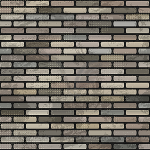 Abstract brick wall seamless - vector clip art