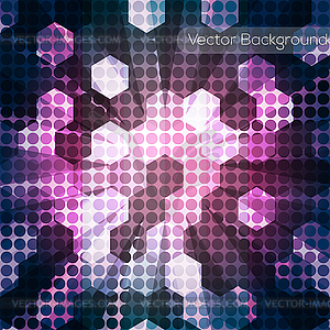 Abstract purple light background - vector clipart