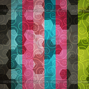 Abstract spiral pattern - vector image