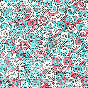 Abstract valentine seamless pattern with grunge - vector clipart