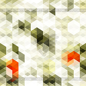 Abstract white triangle seamless - vector clipart