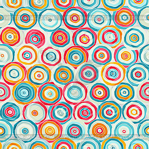 Bright abstract psychedelic seamless pattern - vector image