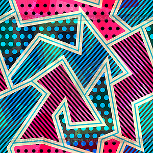 Bright cloth seamless pattern - vector image