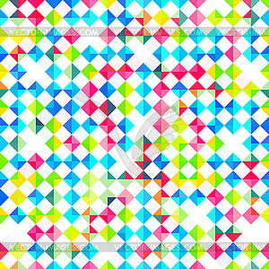 Bright rhombus seamless pattern - vector clipart