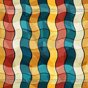 Color bend seamless pattern - vector image