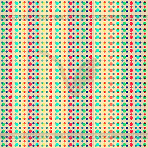 Colored points seamless pattern - vector image