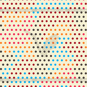 Colored points seamless pattern - vector clipart