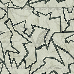 Crack seamless pattern with grunge effect - vector EPS clipart