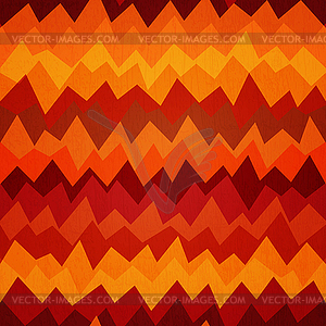 Fire colored zigzag seamless pattern - vector clipart