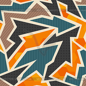 Geometric seamless pattern - vector EPS clipart