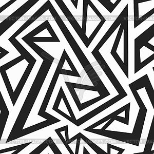 Monochrome african seamless texture - vector image