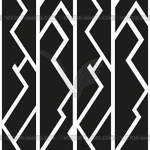 Monochrome ancient seamless pattern - vector clipart