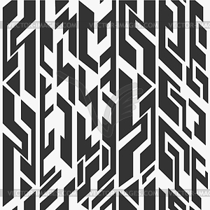 Monochrome ancient seamless pattern - vector clipart