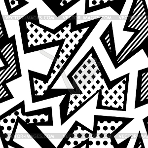 Monochrome cloth seamless pattern - vector clipart