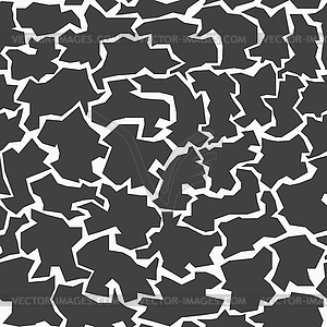 Monochrome pieces seamless pattern - royalty-free vector image