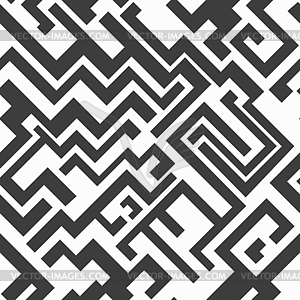 Monochrome seamless pattern - vector image