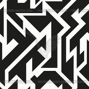 Monochrome tech seamless pattern - royalty-free vector image