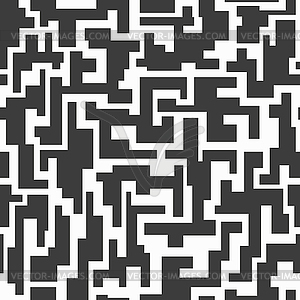 Monochrome tech seamless pattern - vector clip art